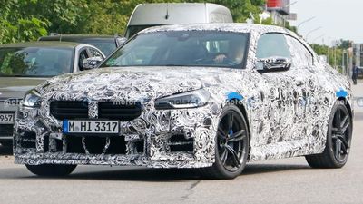 BMW M2 CS Spied Riding Low With New Front Spoiler