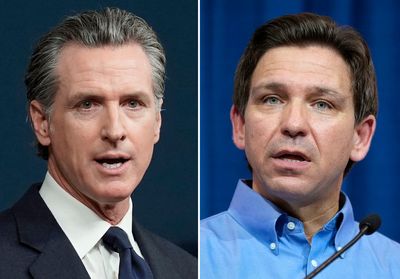 California governor Gavin Newsom labels DeSantis debate terms ‘a joke’