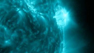 Powerful sun storm knocks out radio transmissions across North America