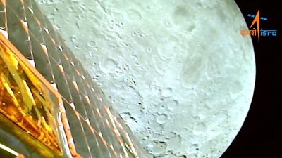 See stunning new photos and videos of the moon as India's Chandrayaan-3 rover enters lunar orbit