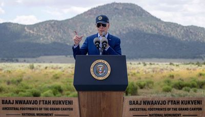 Biden creates new national monument near Grand Canyon, citing tribal heritage, climate concerns