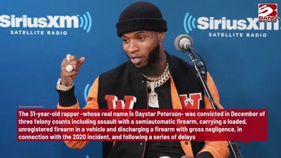 Rapper Tory Lanez given 10 years behind bars for shooting Megan Thee Stallion