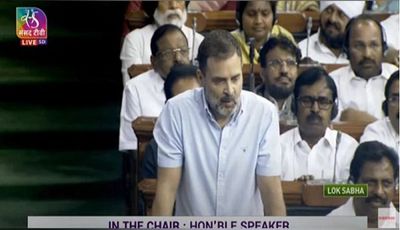 “My friends in BJP need not be scared, my speech is not on Adani…”:Rahul Gandhi in Lok Sabha