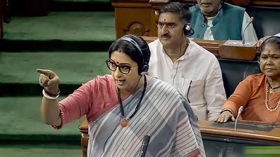 ‘Bharat Mata’ had always stood tall in the face of attack, says Smriti Irani