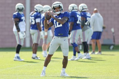 Giants’ Darren Waller enjoying injury-free training camp