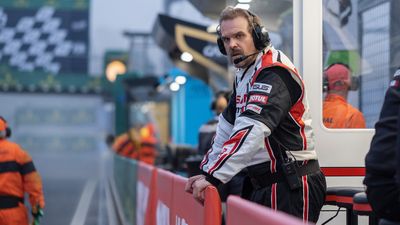 David Harbour actually did his own pit stops in Gran Turismo movie