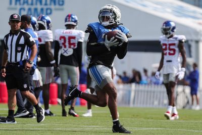 Watch: Lions 1st-rounder Jahmyr Gibbs cooks the Giants D in joint practice