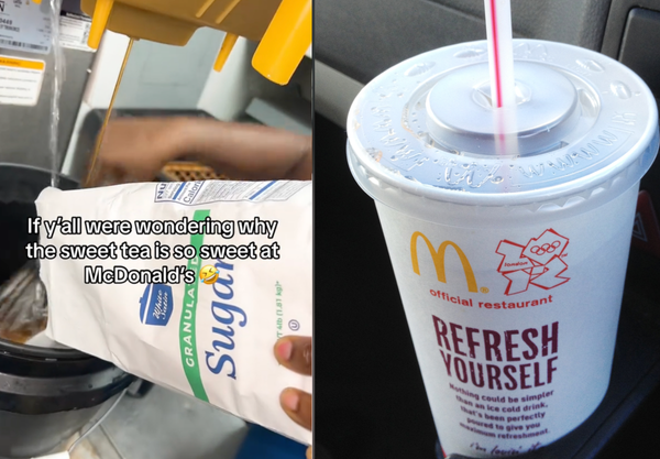 McDonald's Employee Reveals They Use 4-Pound Sugar Bag To Make Sweet Tea;  Diabetes In A Cup?