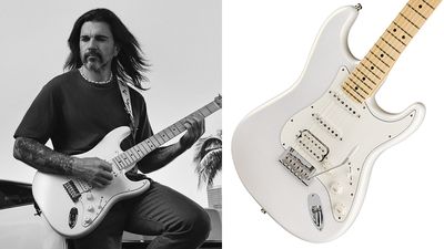 “I sold everything I had to buy my first Fender – today, we have a Juanes Stratocaster”: Fender’s Juanes signature Strat boasts an all-new Luna White finish – and one key circuit upgrade