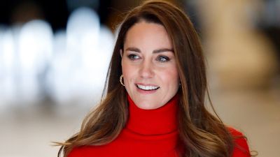 Kate Middleton's smooth toffee designer handbag she LOVES to wear with powerful red outfits is so gorgeous