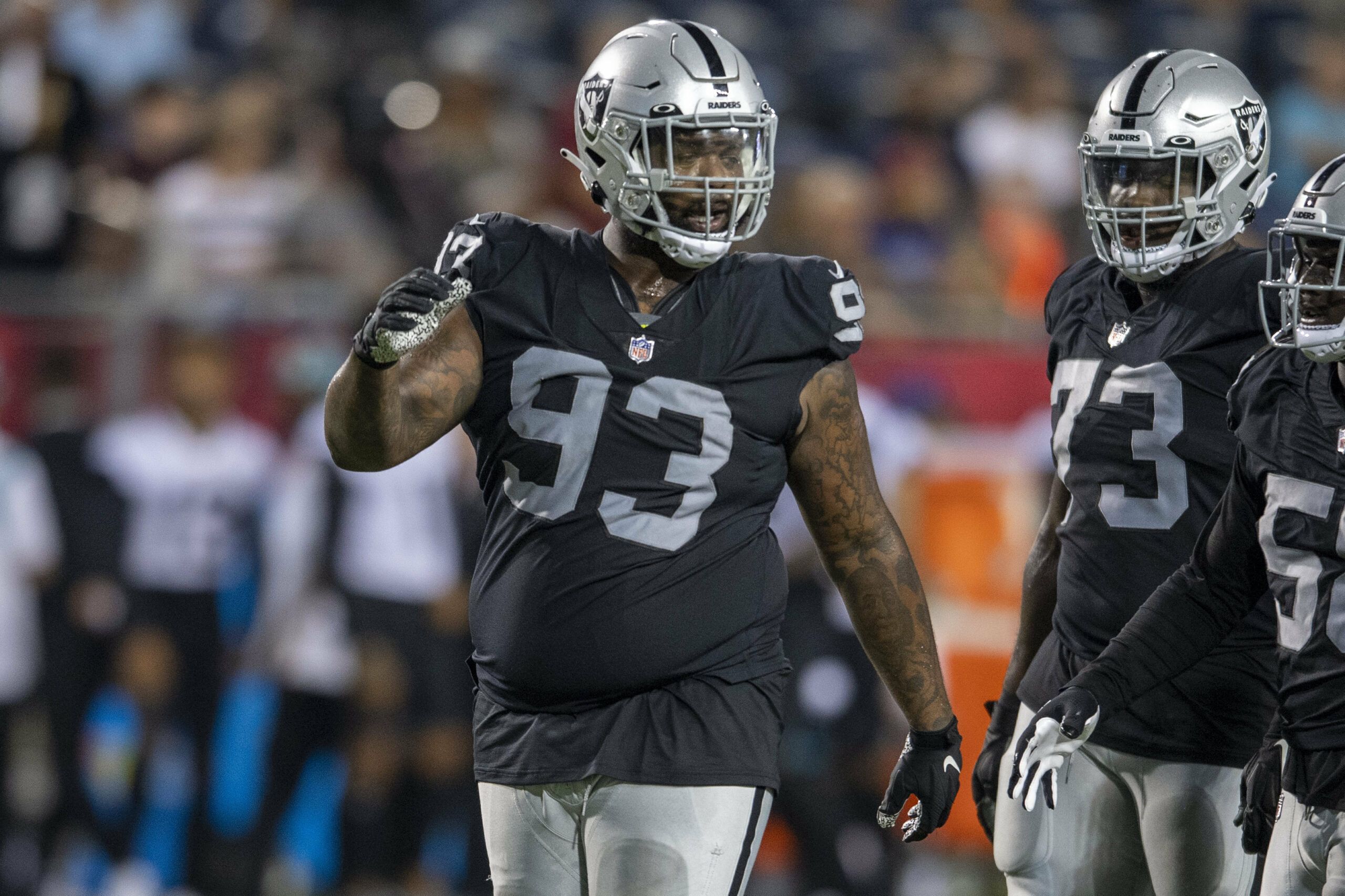 Raiders DT Neil Farrell Jr Practiced On Wednesday,…