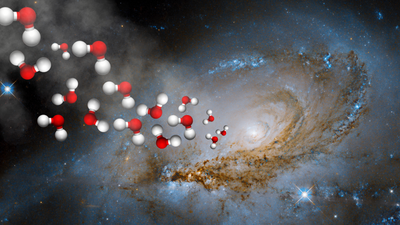 Galaxy from the 'teenage' universe reveals its water map for the 1st time