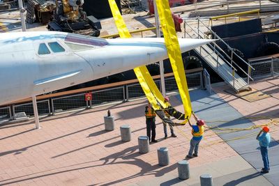 NYC museum's Concorde supersonic jet takes barge ride to Brooklyn for restoration