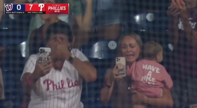 Michael Lorenzen’s family was overcome with emotion after he threw a no-hitter in his Phillies home debut