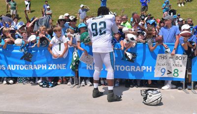 Best photos from Wednesday’s Panthers-Jets joint practice