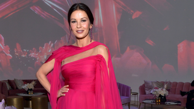 Catherine Zeta-Jones's dramatic-hued closet uses this 'show-stopping' shade in excess