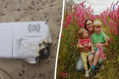 Horrified Mom Scrambles To Save Her Kids After Baby Monitor Explodes