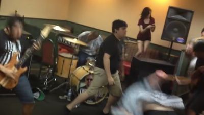 “American culture at its absolute finest”: This video of a metalcore band turning a Denny’s into a moshpit is still the best thing on the internet