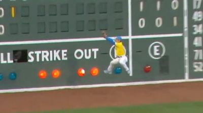 Baseball Fans Loved the Incredible Way a Fly Ball Got Stuck in Boston’s Green Monster