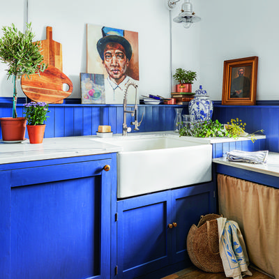 Dreaming of a Mediterranean summer? This kitchen colour could be your ticket