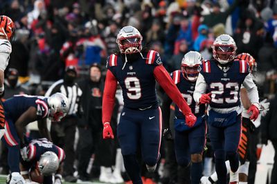 Matt Judon reacts to Patriots rookie punter getting his jersey number