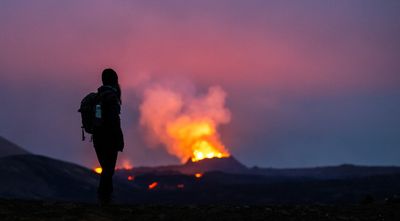 Travelers are paying big money to see an exploding volcano in Iceland