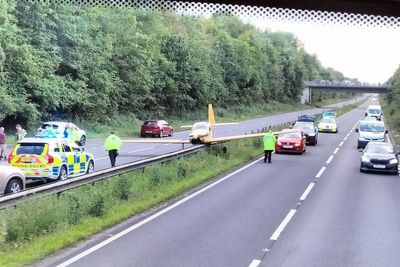 Light aircraft makes emergency landing on A40 in Gloucestershire