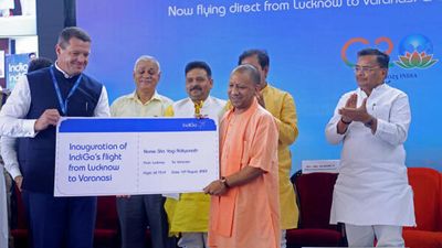 U.P. CM Yogi inaugurates air service between Lucknow and Varanasi