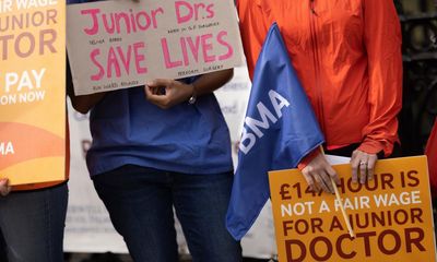 ‘Daunted’: new junior doctors in England voice worries as strike begins