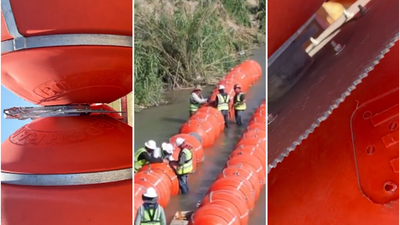 ‘Cruel and inhumane’: The US-Mexico floating border is equipped with ‘circular saws’
