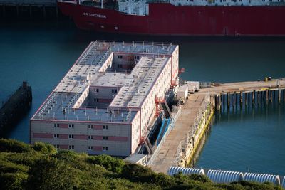 Government’s ‘small boats week’ ends in humiliation as barge evacuated over legionnaires’ disease fears