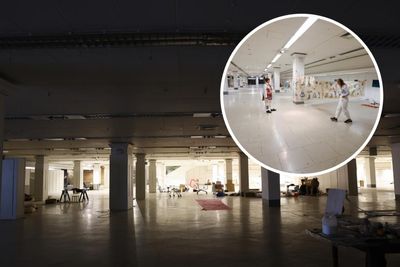 Inside the vacant Glasgow Marks & Spencer being transformed by artists