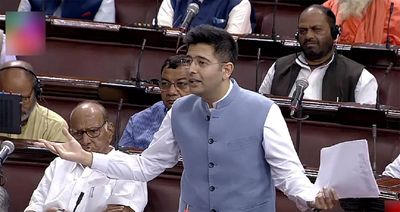 I was suspended for exposing BJP’s double standards, AAP’s Raghav Chadha says in a video clip