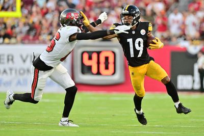 Steelers vs Bucs: WR Calvin Austin turns on the jets for a long touchdown