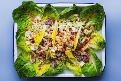 How to use celery butt, heart and leaves in a waldorf-inspired salad – recipe