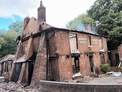 Excavator used to raze Crooked House pub ‘was hired before the fire’