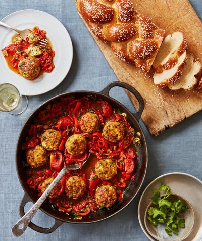 Honey & Co’s recipe for spicy fish balls in pepper chilli sauce