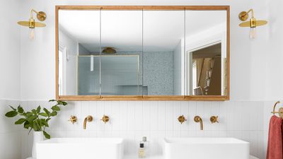 4 secrets to perfecting the mirror in a small bathroom which makes it feel bigger, better and more beautiful