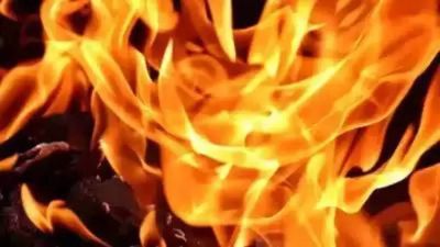 Three shops gutted as transformer catches fire in Gurgaon; villagers blame power department