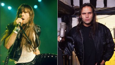 The time Blaze Bayley and Bruce Dickinson sang together at an Iron Maiden show in 1990