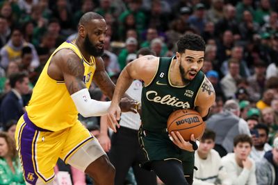 On the Boston Celtics playing the Los Angeles Lakers on Christmas Day