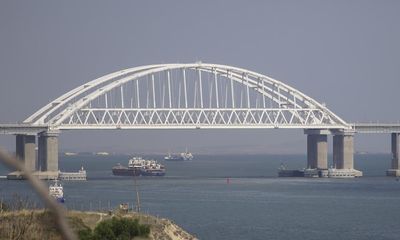 Ukraine fires missiles at Kerch Bridge connecting Crimea to Russia