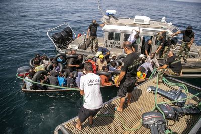 Baby among two killed after migrant boat capsizes off Tunisia