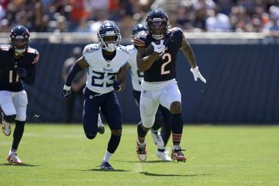 Watch DJ Moore’s first touchdown as a Chicago Bear