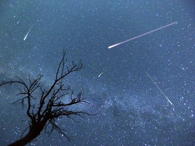 Forecasters reveal best time to see dramatic meteor shower tonight