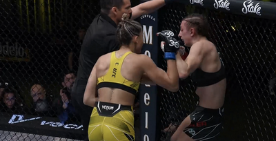 UFC on ESPN 51 video: Luana Santos scores standing TKO of sloppy Juliana Miller in debut