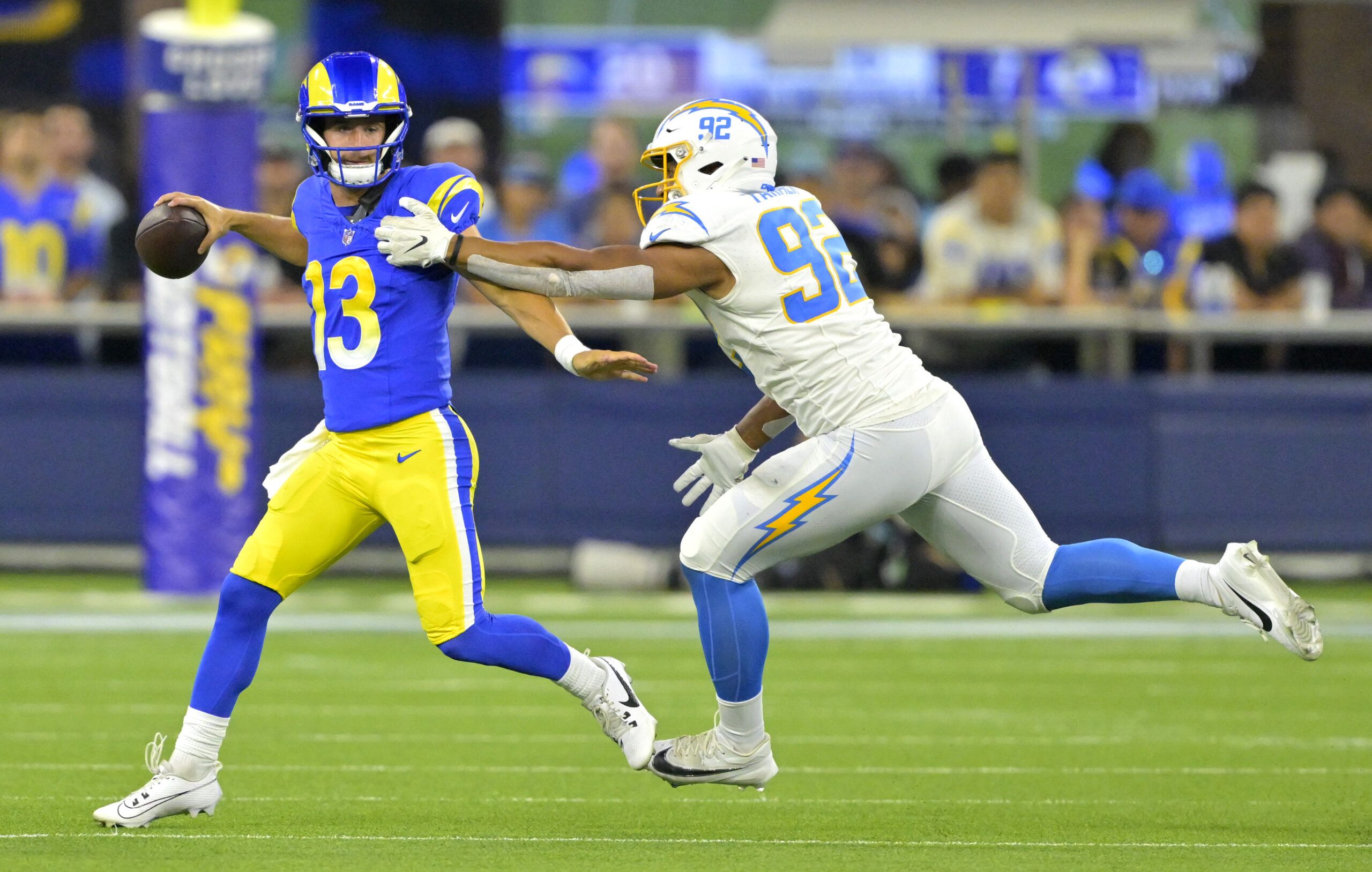 A night few veteran starters played: Takeaways from Chargers' preseason  loss to Rams