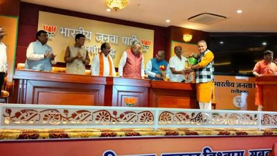 Chhattisgarh JCC-J MLA Dharamjeet Singh joins BJP ahead of polls