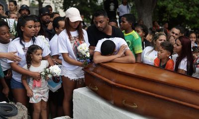 ‘The state is murderous’: Brazilians vow justice for 13-year-old boy shot by police