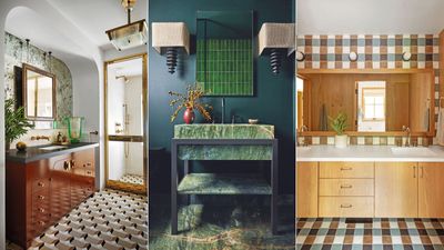 Patterned bathroom ideas – 10 perfectly patterned wash spaces